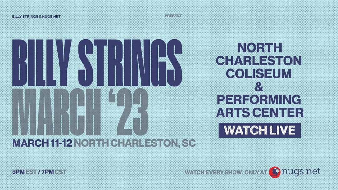 Billy Strings 3/12/2023 North Charleston, SC Thumbnail