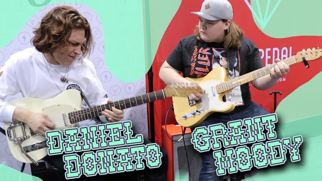 Random NAMM Jam! Country Guitar Insane Soloing with Daniel Donato and Grant Moody! Thumbnail