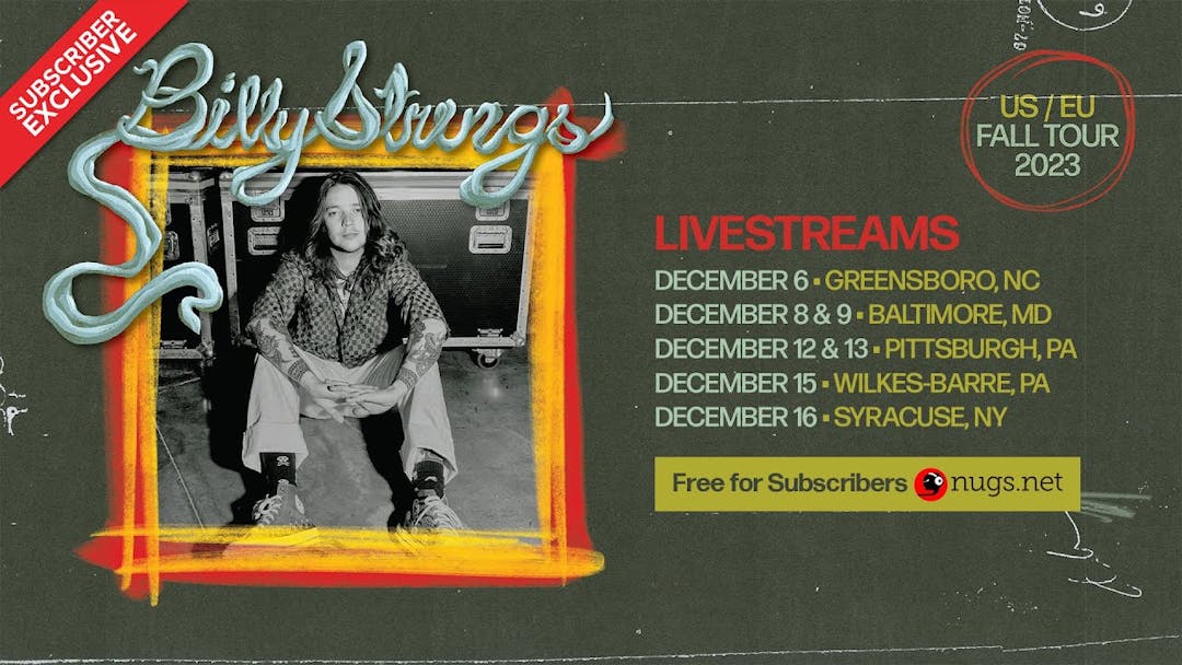 Billy Strings 12/08/2023 Baltimore, MD Thumbnail