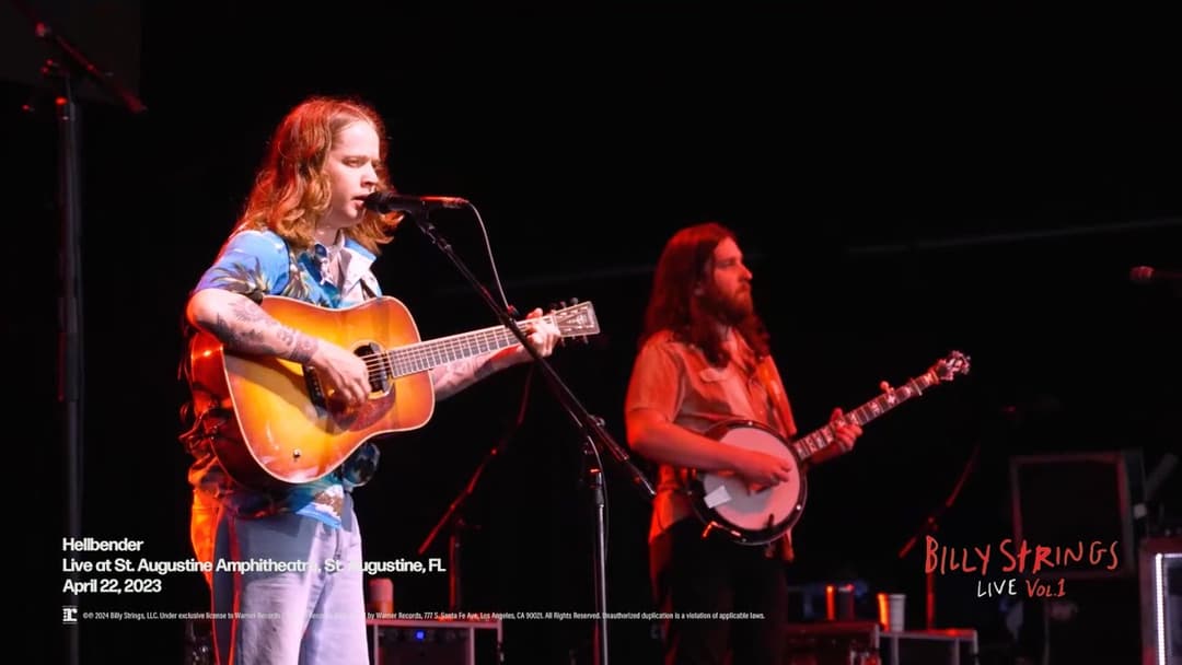 Billy Strings - Hellbender (Live at St. Augustine Amphitheatre, St. Augustine, FL 4/22/23) Thumbnail