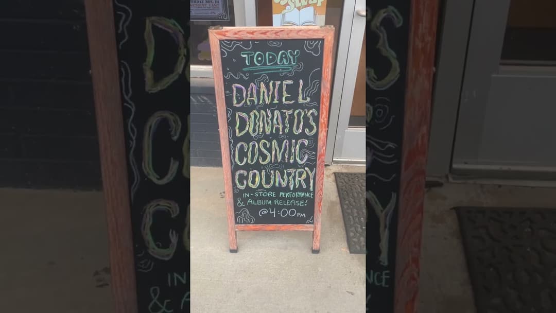 Daniel Donato - Grimey's In-store event #danieldonato #reflector #cosmiccountry #grimeys #shorts Thumbnail