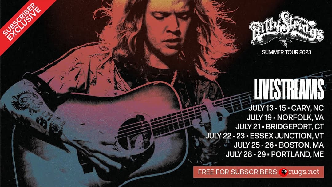 Billy Strings 7/21/2023 Bridgeport, CT Thumbnail