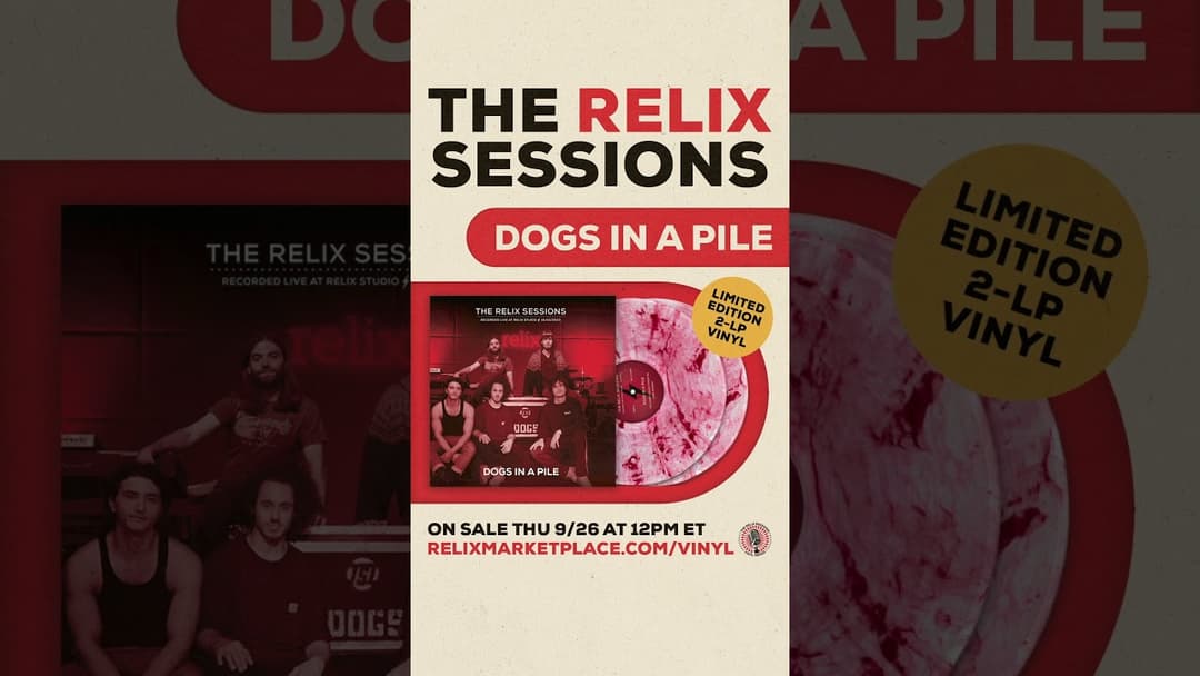 The newest installment of The @RelixMag Sessions Vinyl Series ft. @DogsInAPile is here 💿 🎉 🎧 Thumbnail