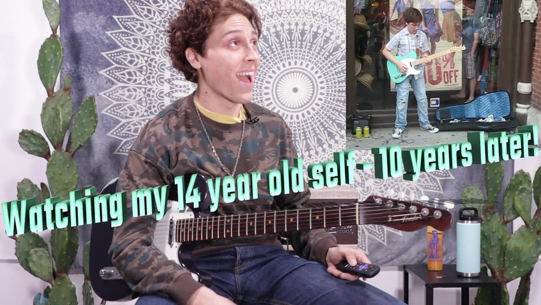 Guitarist analyses a video of himself from 2010! Reacting to myself from 9 years ago! Thumbnail