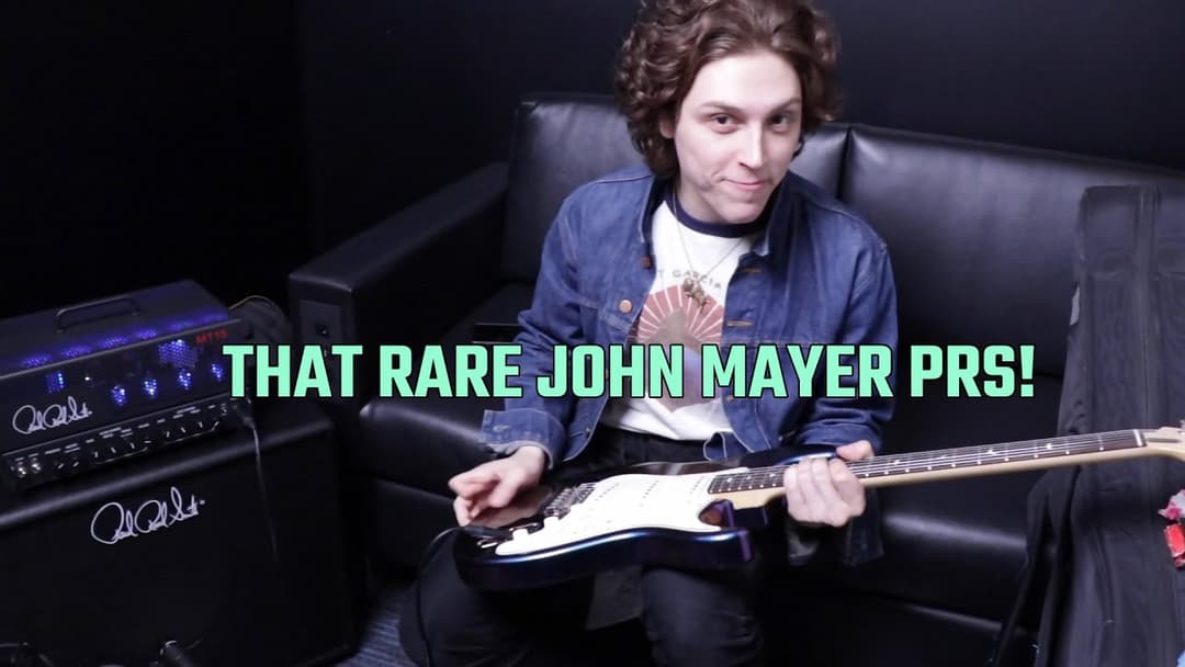 ALL of the Mayer riffs on a Rare John Mayer PRS Silver Sky! // Daniel Donato Cosmic Country Thumbnail