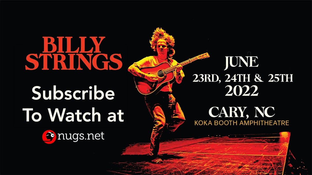 Billy Strings June 24, 2022 Cary, NC Thumbnail