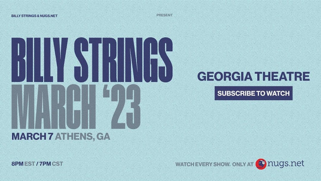 Billy Strings 3/7/2023 Athens, GA Thumbnail