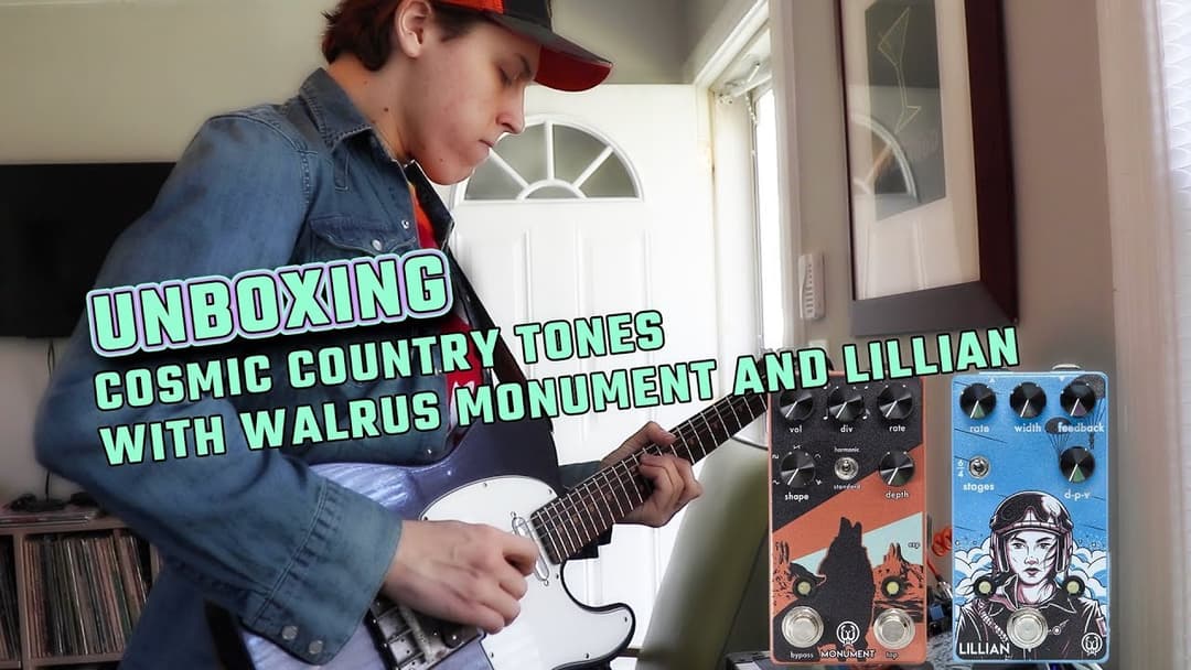 Walrus Audio Lillian & Monument Unboxing (!) Reaction Video (!) Cosmic Country - Daniel Donato (!) Thumbnail