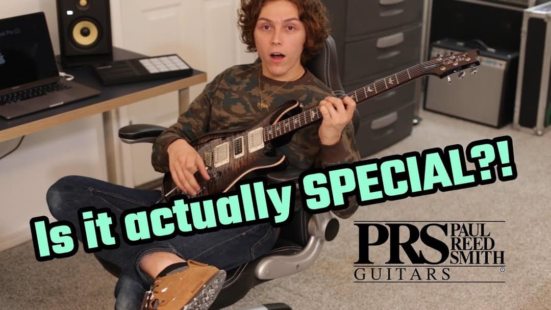 Are PRS Guitars the best electric guitars? Unboxing a PRS guitar and plugging it in... Thumbnail