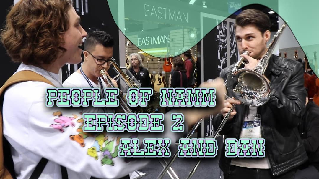 People Of NAMM 2019! Interviewing Virtuoso Trombone Players! Beatles "Hey Jude" Trombone Cover! Thumbnail