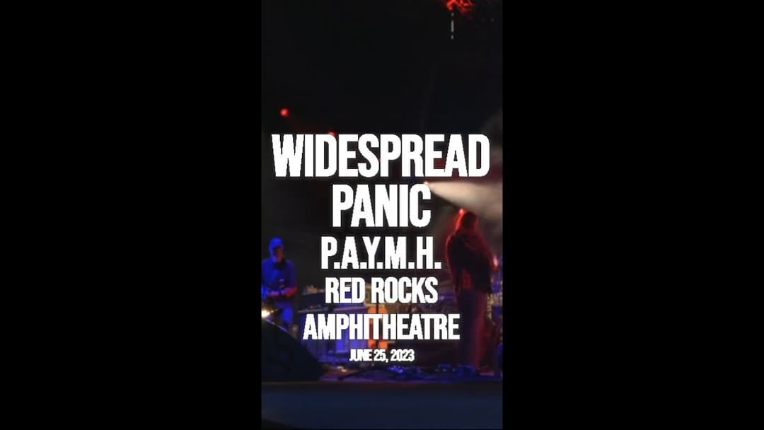 Party At Your Mama's House (Live at Red Rocks) #widespreadpanic #redrocks Thumbnail