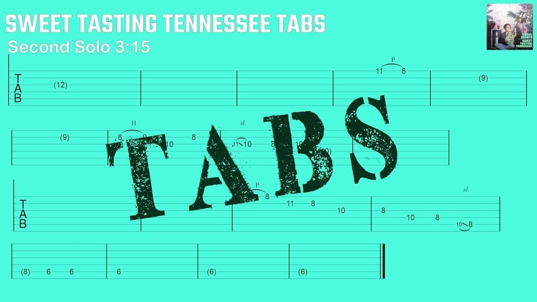 "Sweet Tasting Tennessee" FULL SONG TABS! Daniel Donato - #COSMICCOUNTRY Thumbnail