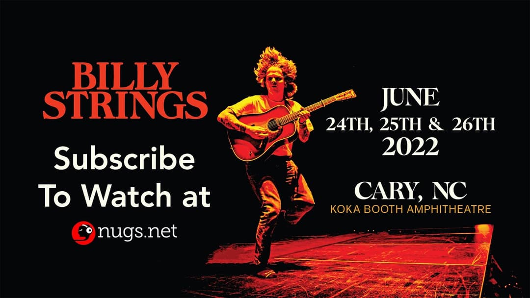 Billy Strings June 23, 2022 Cary, NC Thumbnail