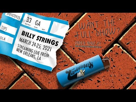 Billy Strings First Song Preview LIVE from Tipitina's in New Orleans, LA 3/25/21 Thumbnail