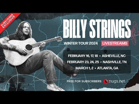 Billy Strings 2/17/2024 Asheville, NC Thumbnail