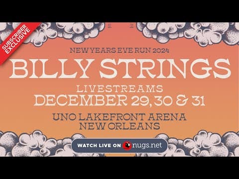 Billy Strings 12/31/24 New Orleans, LA Thumbnail