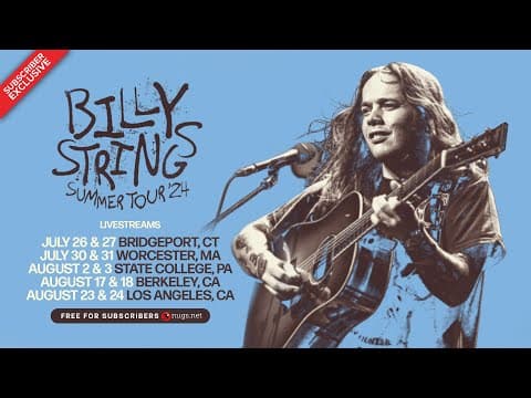 Billy Strings 7/30/2024 Worcester, MA Thumbnail