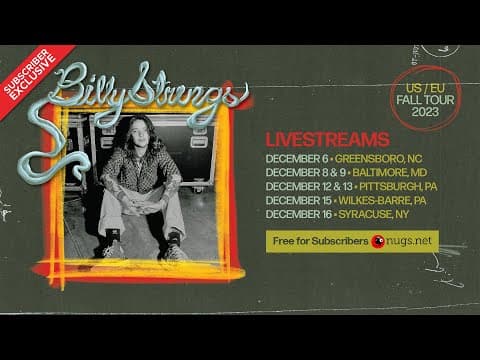 Billy Strings 12/15/2023 Wilkes-Barre, PA Thumbnail