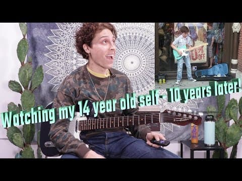 Guitarist analyses a video of himself from 2010! Reacting to myself from 9 years ago! Thumbnail