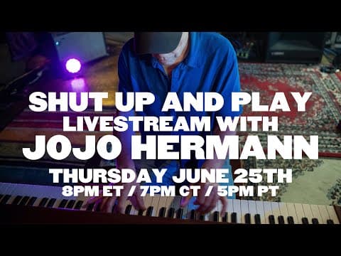 Jojo Hermann "Shut Up And Play" Ep. 02 | 06/25/20, The Purple Building, East Nashville, TN Thumbnail