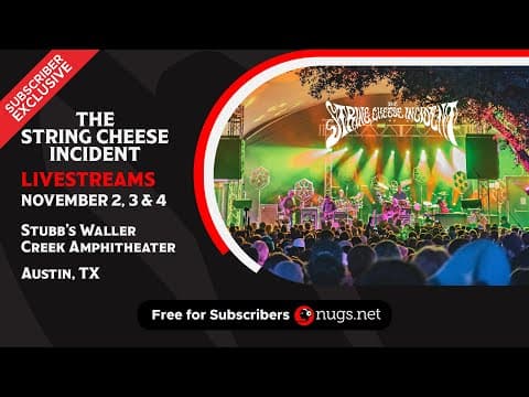 The String Cheese Incident 11/3/2023 Austin, TX Thumbnail