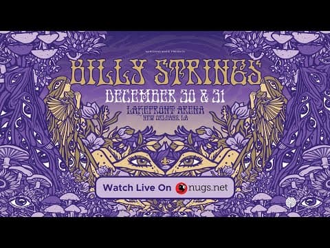 Billy Strings 12/30/22 New Orleans, LA Thumbnail