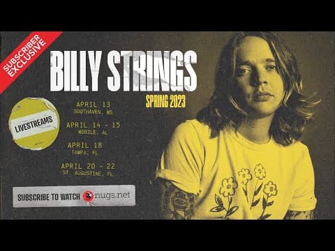 Billy Strings 4/13/2023 Southaven, MS Thumbnail