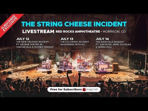 The String Cheese Incident 7/13/24 Morrison, CO Thumbnail