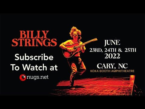 Billy Strings June 24, 2022 Cary, NC Thumbnail