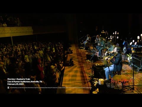 Billy Strings - Fire Line / Reuben's Train (Live at Ryman Auditorium, Nashville, TN 2/25/24) Thumbnail