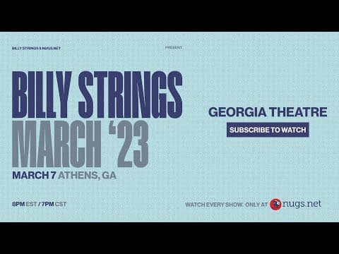 Billy Strings 3/7/2023 Athens, GA Thumbnail