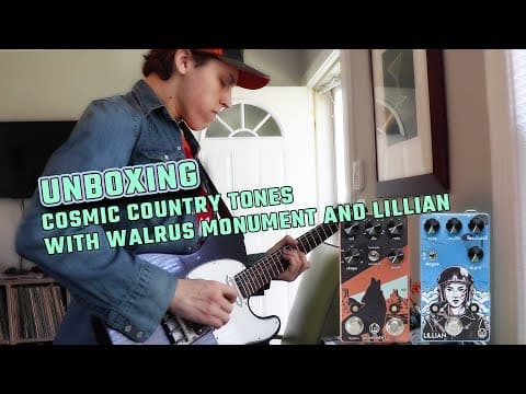 Walrus Audio Lillian & Monument Unboxing (!) Reaction Video (!) Cosmic Country - Daniel Donato (!) Thumbnail