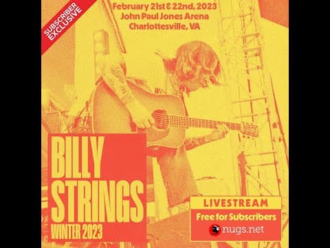 Billy Strings 2/21/2023 Charlottesville, VA Thumbnail