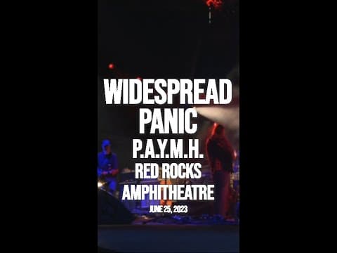 Party At Your Mama's House (Live at Red Rocks) #widespreadpanic #redrocks Thumbnail