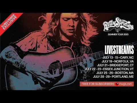 Billy Strings 7/13/2023 Cary, NC Thumbnail