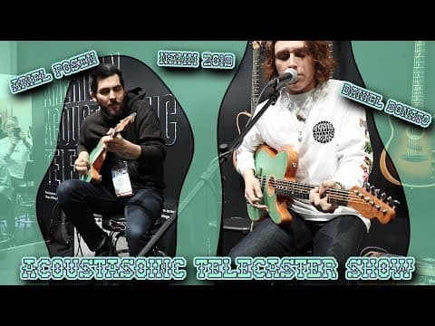 The BEST NEW THING at NAMM 2019?! Daniel Donato Cosmic Country! Fender Acoustasonic Telecaster! Thumbnail